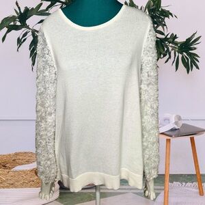 CeCe By Cynthia Steffe Ruffle Sleeve Sweater